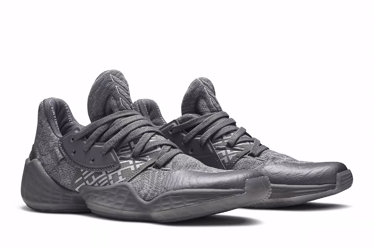 Adidas Harden Vol. 4 Grey, view 9