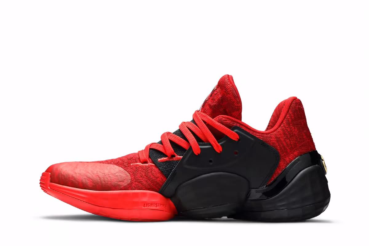 Adidas Harden Vol. 4 Power Red, view 4