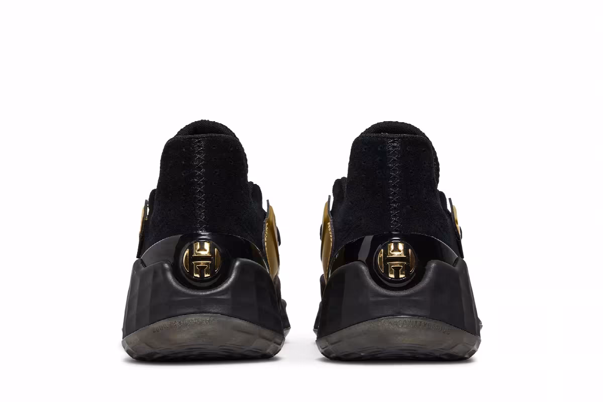Adidas Harden Vol. 4 Gold Metallic, view 7