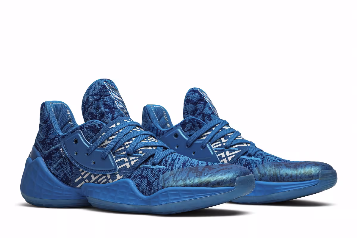 adidas Harden Vol. 4 Bright Blue, view 9