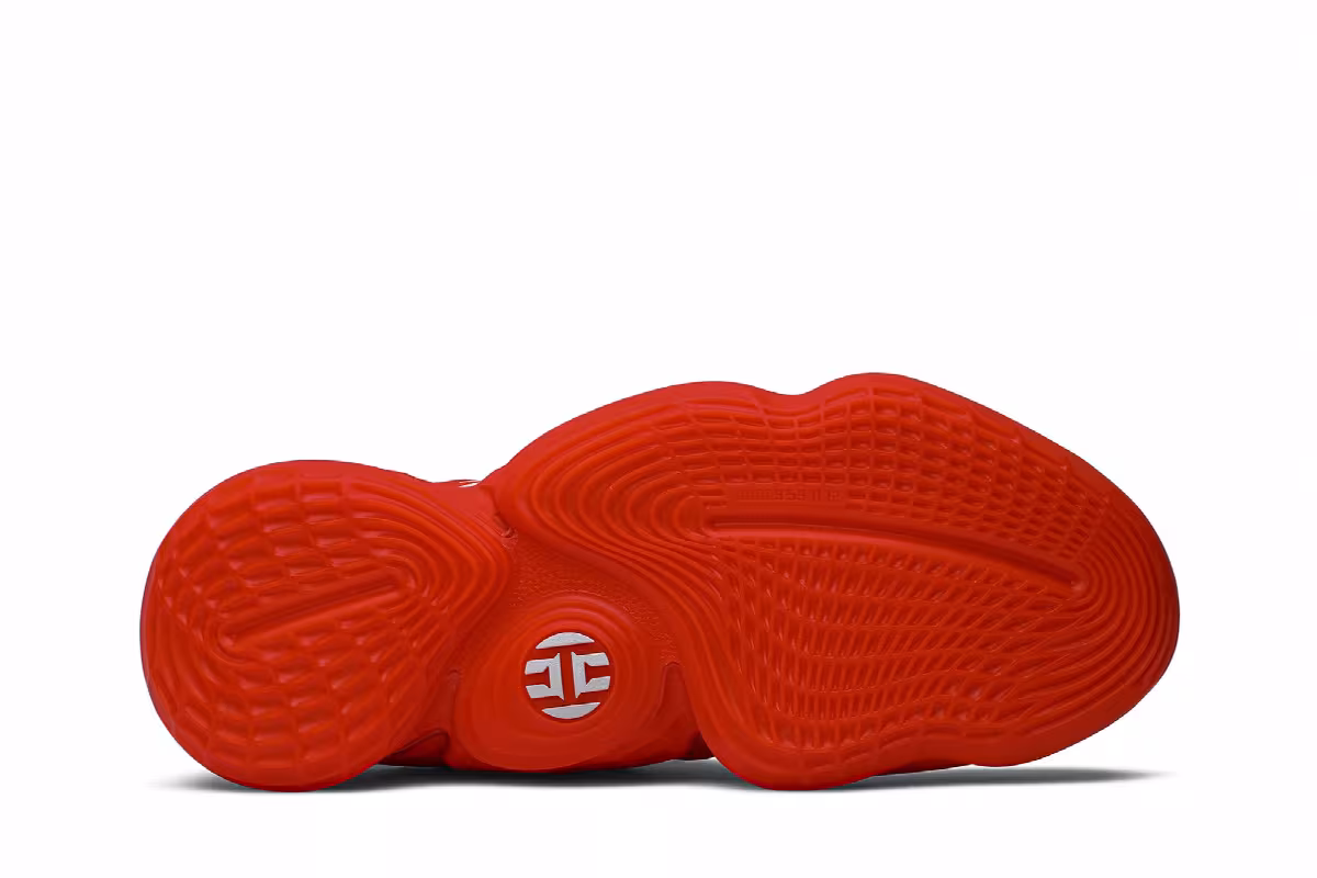 Adidas Harden Vol. 4 Solar Red, view 5
