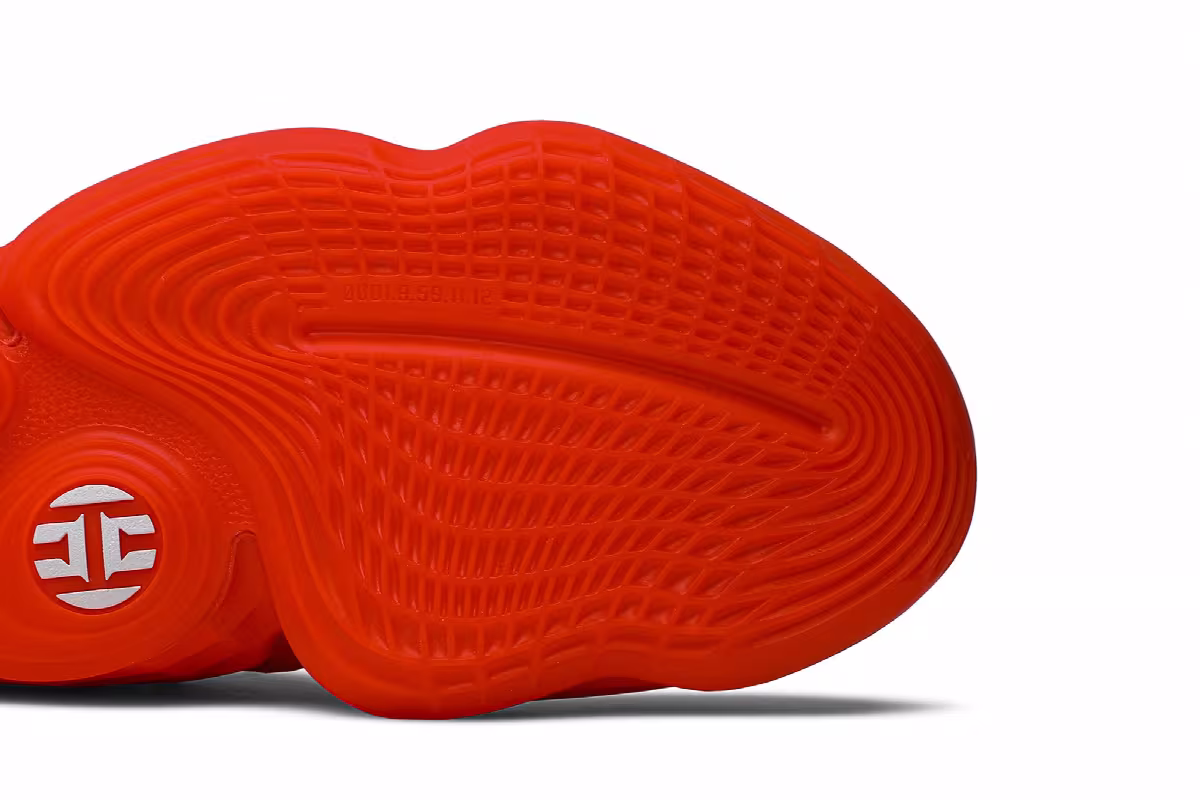 Adidas Harden Vol. 4 Solar Red, view 6