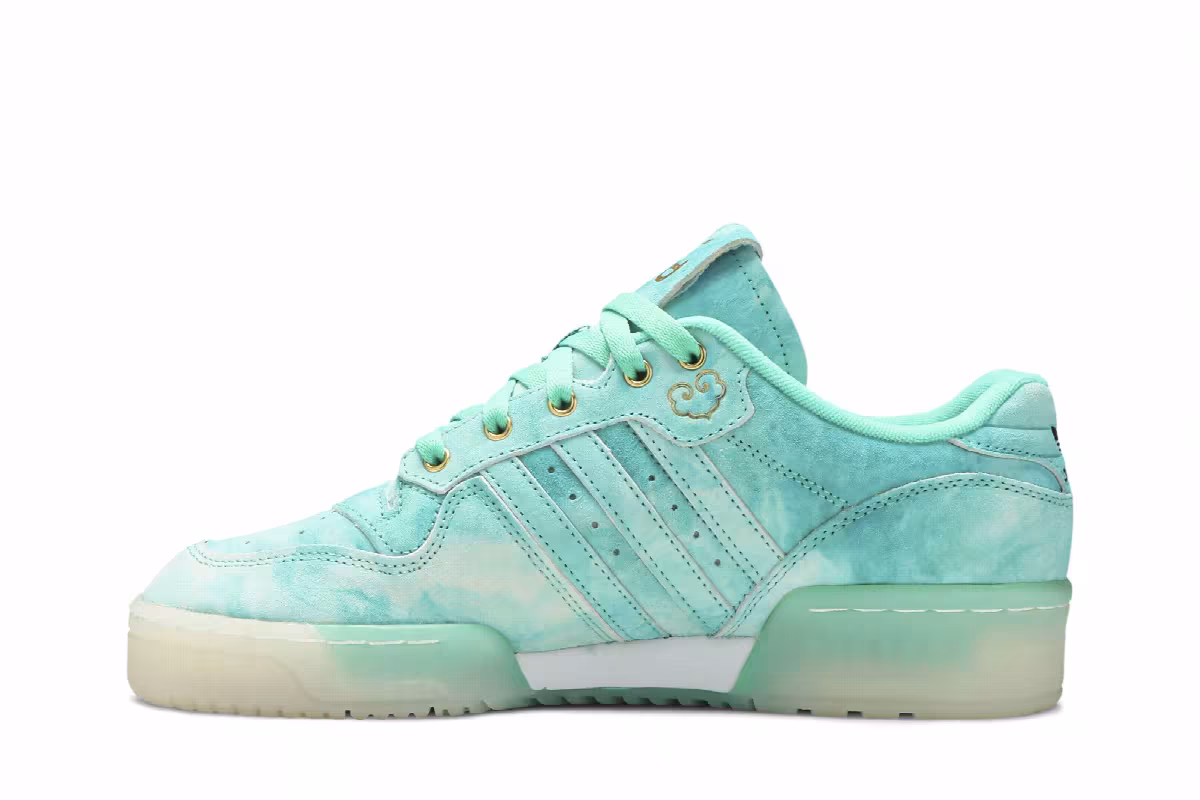 Adidas Rivalry Low Hi Res Green, view 4
