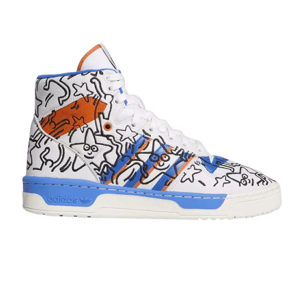 Keith Haring x adidas Rivalry High Pop Art