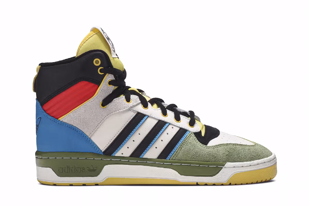 Hebru Brantley x BBC x adidas Rivalry Hi Fly Boy, view 2