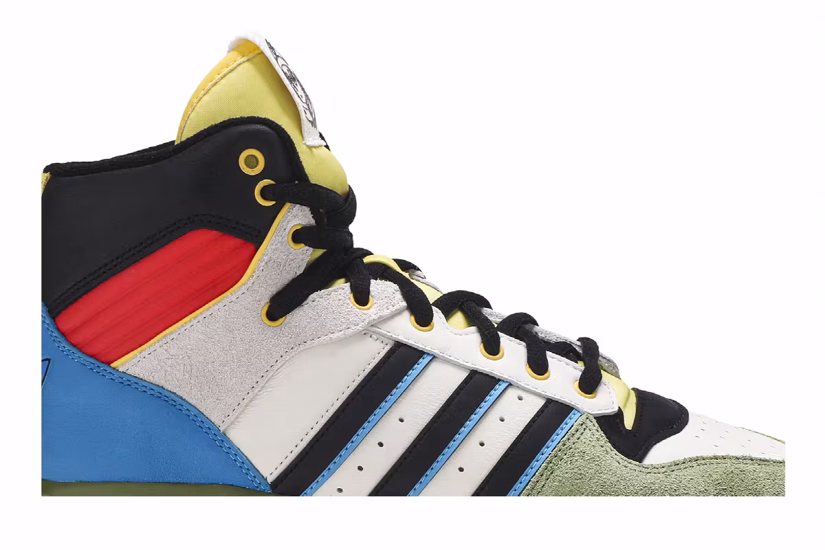 Hebru Brantley x BBC x adidas Rivalry Hi Fly Boy, view 3