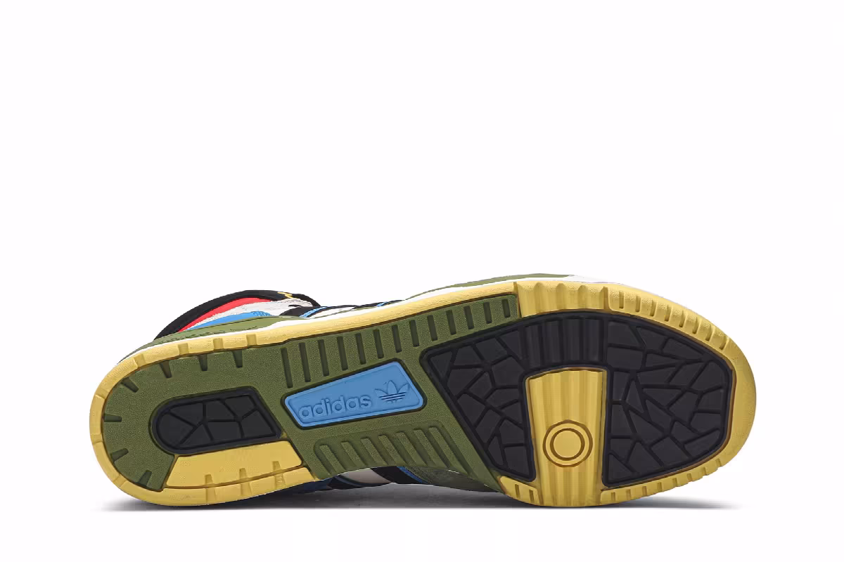 Hebru Brantley x BBC x adidas Rivalry Hi Fly Boy, view 5