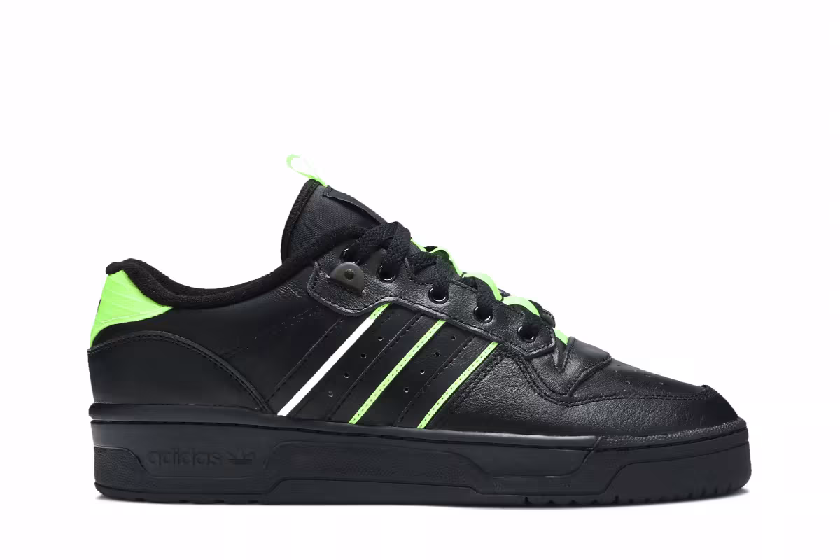 adidas Rivalry Low Solar Green, view 2