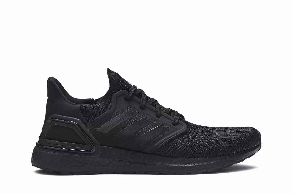 adidas UltraBoost 20 Triple Black, view 2