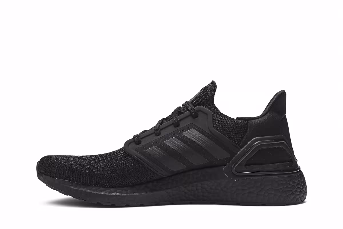 adidas UltraBoost 20 Triple Black, view 4