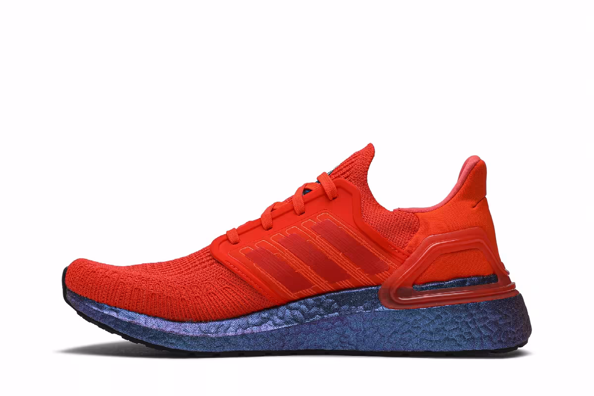 adidas UltraBoost 20 Solar Red, view 4