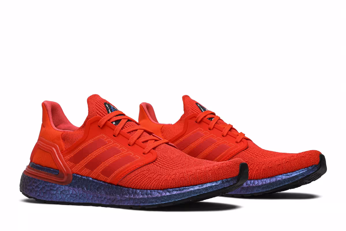 adidas UltraBoost 20 Solar Red, view 9