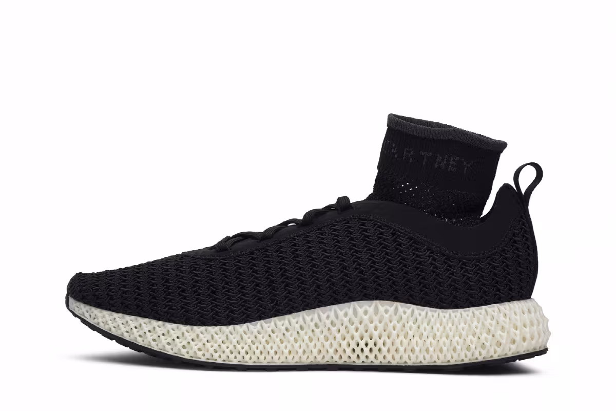 Stella McCartney x adidas Women's AlphaEdge 4D Core Black, view 4