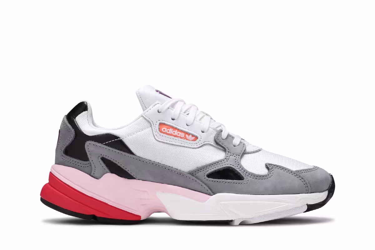 Adidas Women's Falcon White Grey, view 2