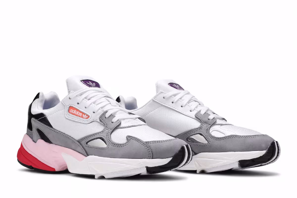 Adidas Women's Falcon White Grey, view 9
