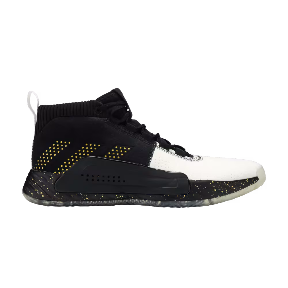 Adidas Dame 5 Black Gold White