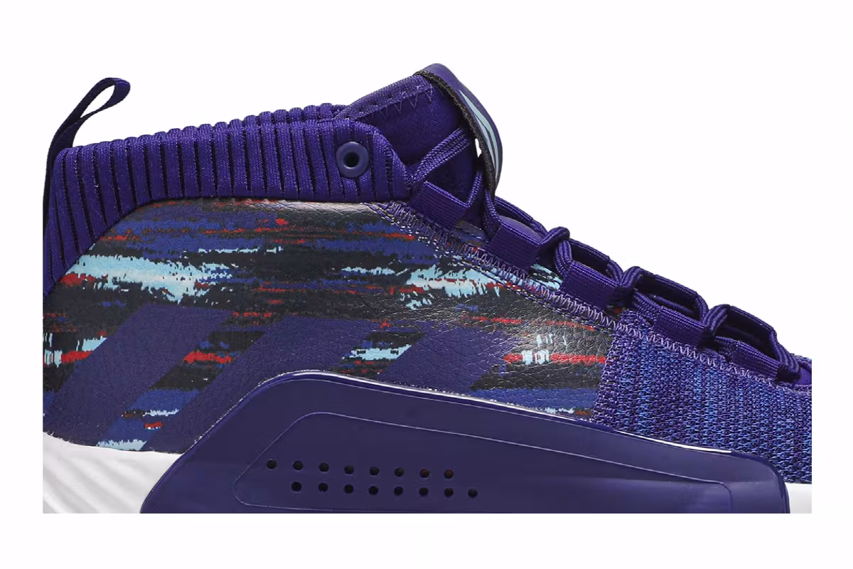 Adidas Dame 5 Collegiate Purple, view 3