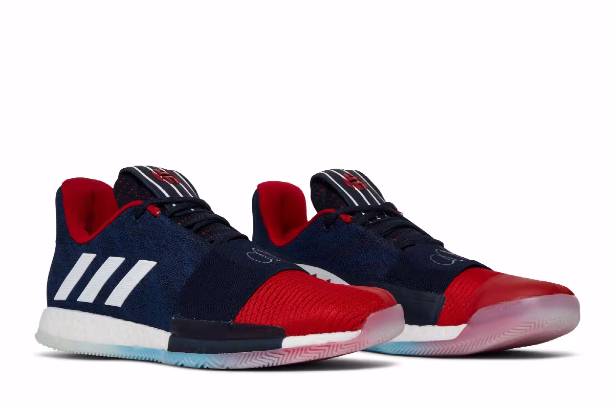 Adidas Harden Vol. 3 Rockets 90s Jersey, Shark, view 9