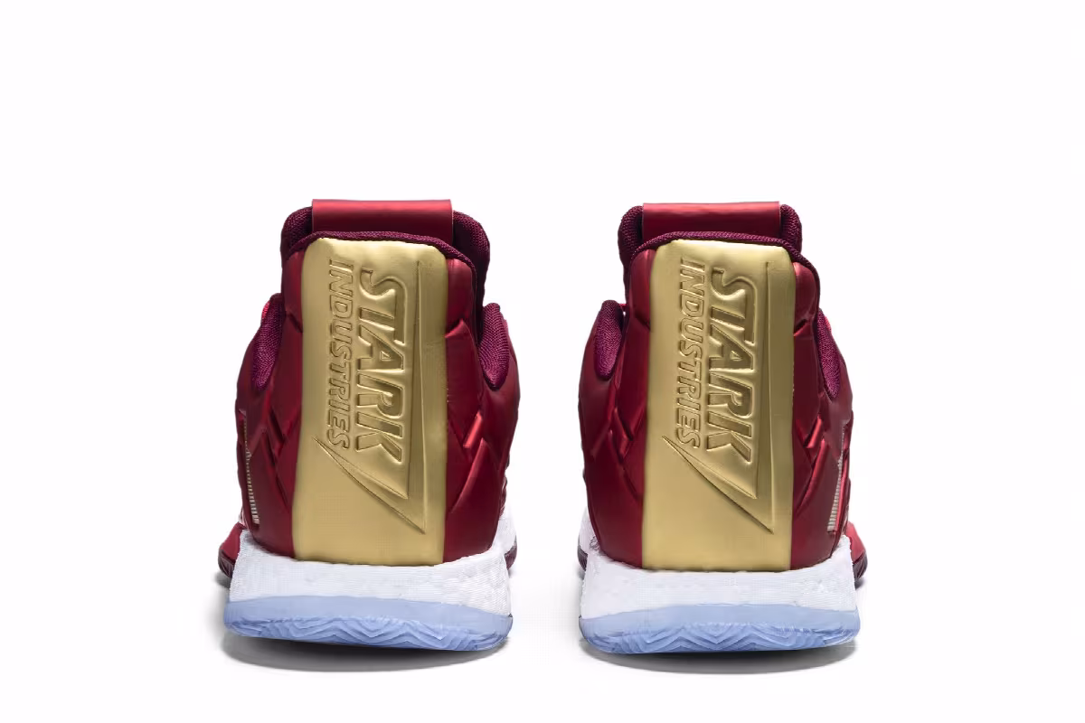 Marvel x adidas Harden Vol. 3 Heroes Among Us: Iron Man, view 7
