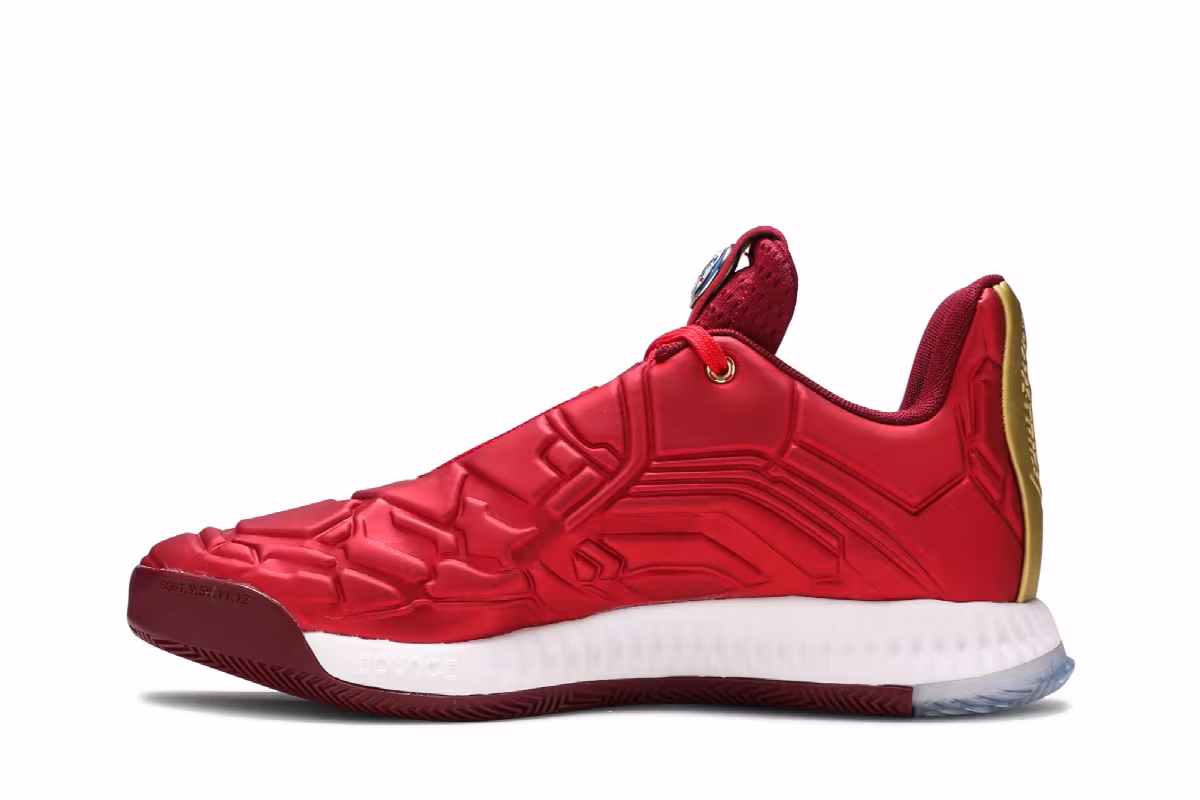 Marvel x adidas Harden Vol. 3 J Heroes Among Us: Iron Man, view 4