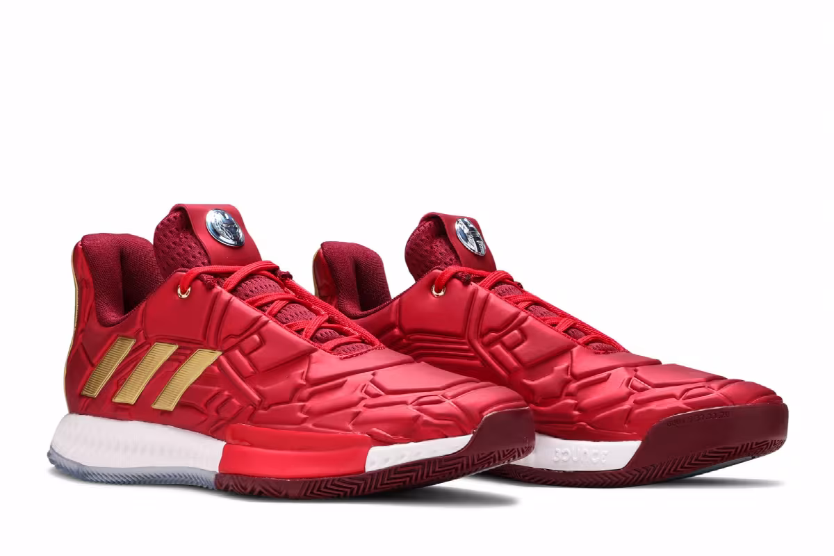 Marvel x adidas Harden Vol. 3 J Heroes Among Us: Iron Man, view 9