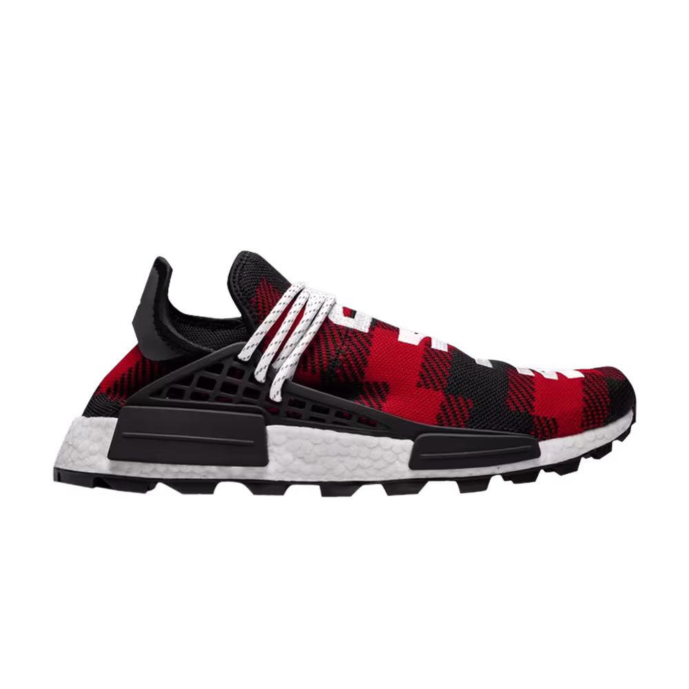 BBC x Pharrell x adidas NMD Human Race Red Plaid