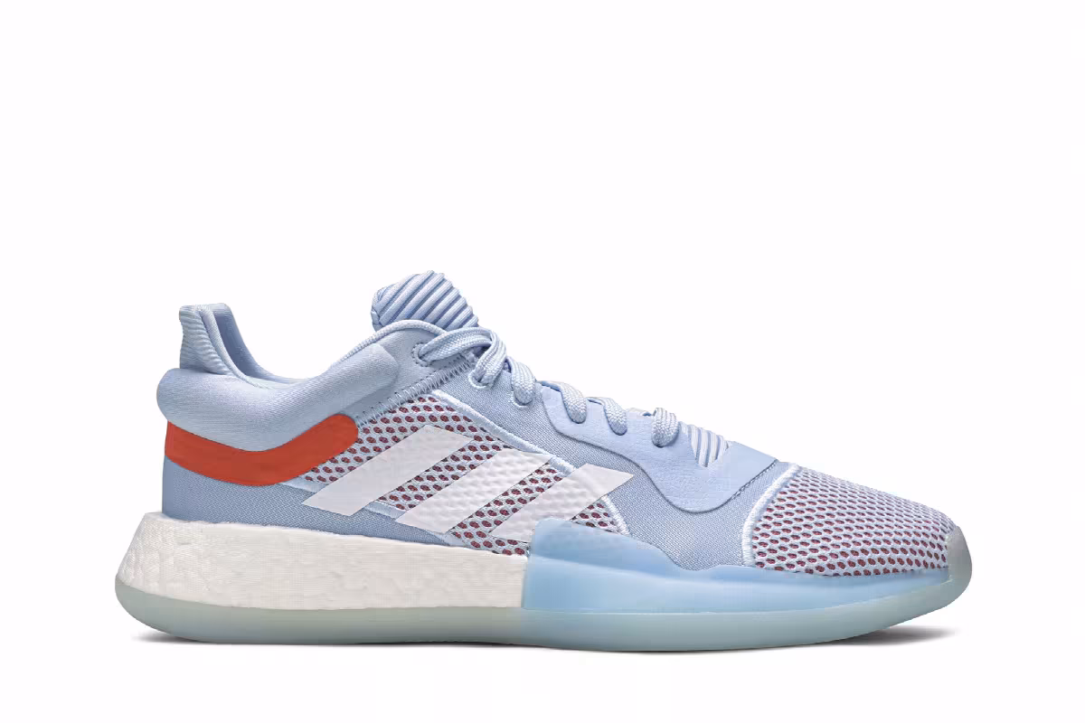 Adidas Marquee Boost Low Glow Blue, view 2