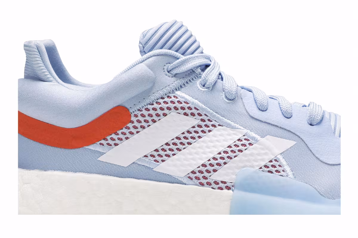 Adidas Marquee Boost Low Glow Blue, view 3