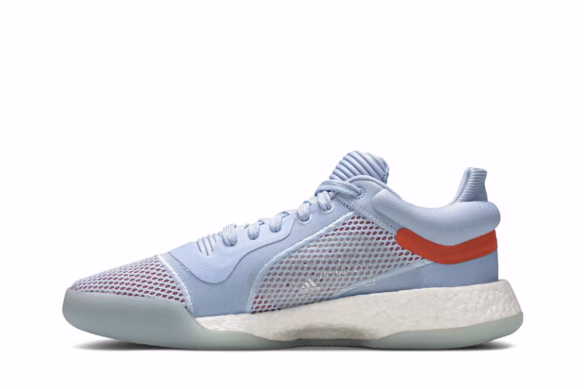 Adidas Marquee Boost Low Glow Blue, view 4