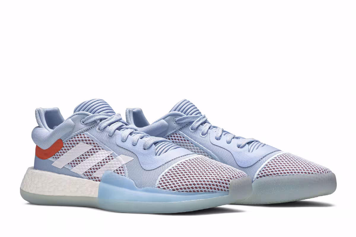 Adidas Marquee Boost Low Glow Blue, view 9