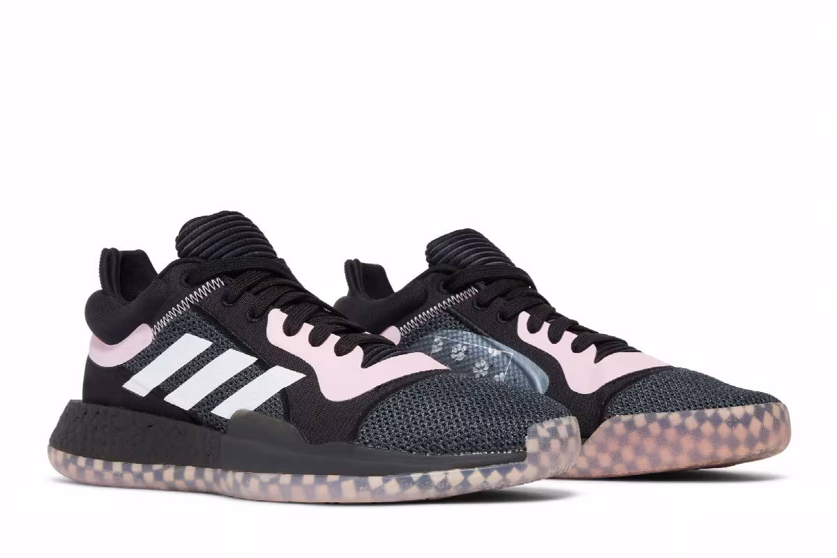 Adidas Marquee Boost Low Black Pink, view 9