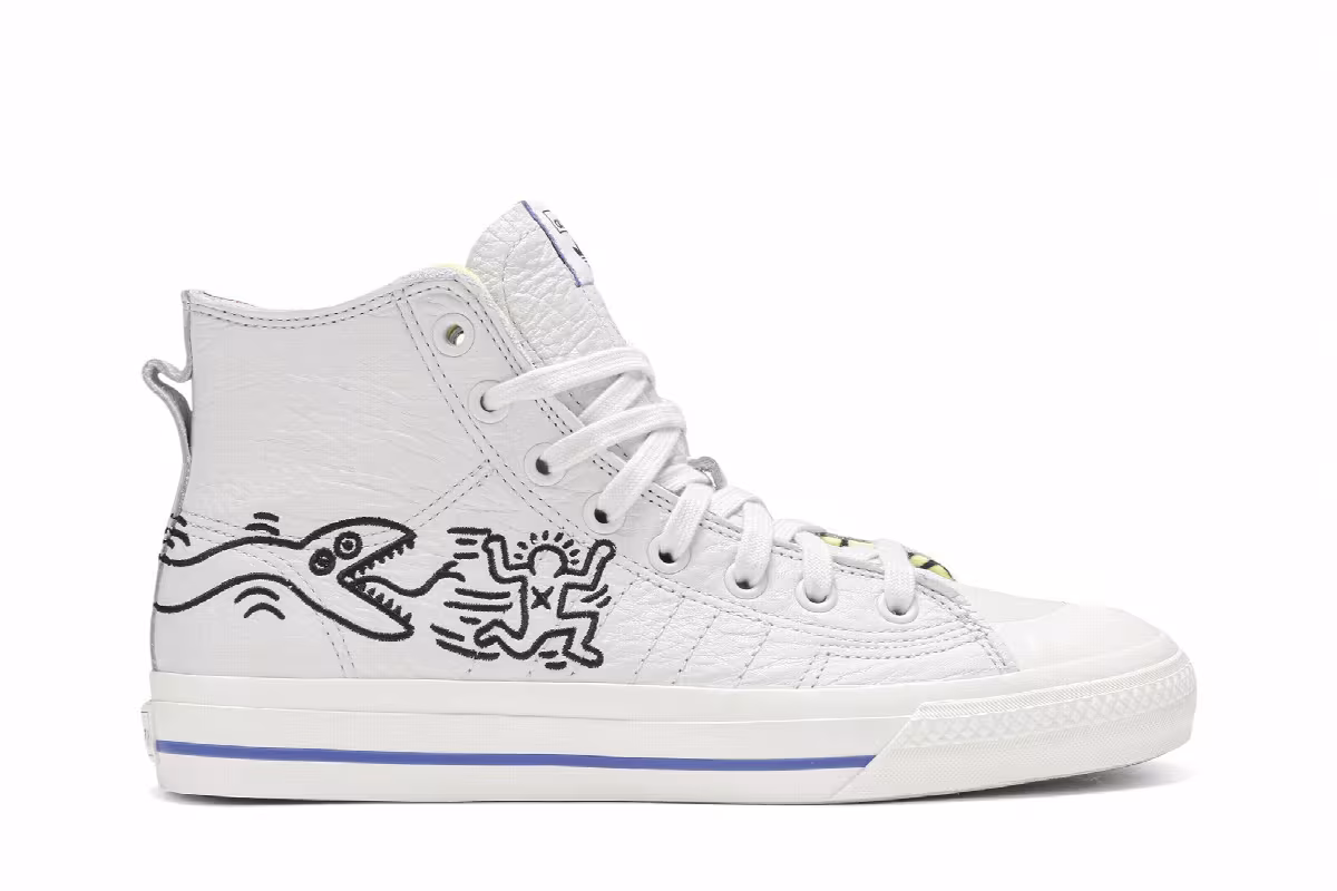 Keith Haring x adidas Nizza High RF Pop Art, view 2