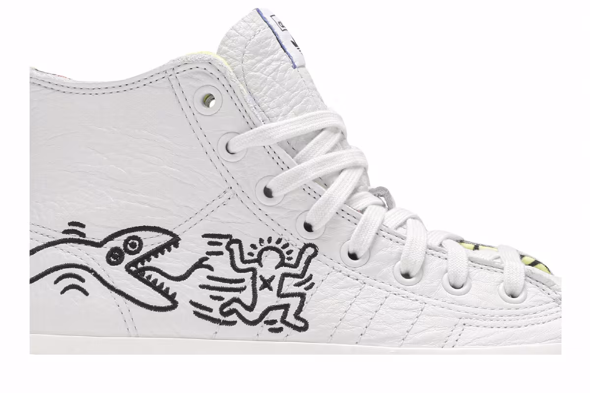 Keith Haring x adidas Nizza High RF Pop Art, view 3