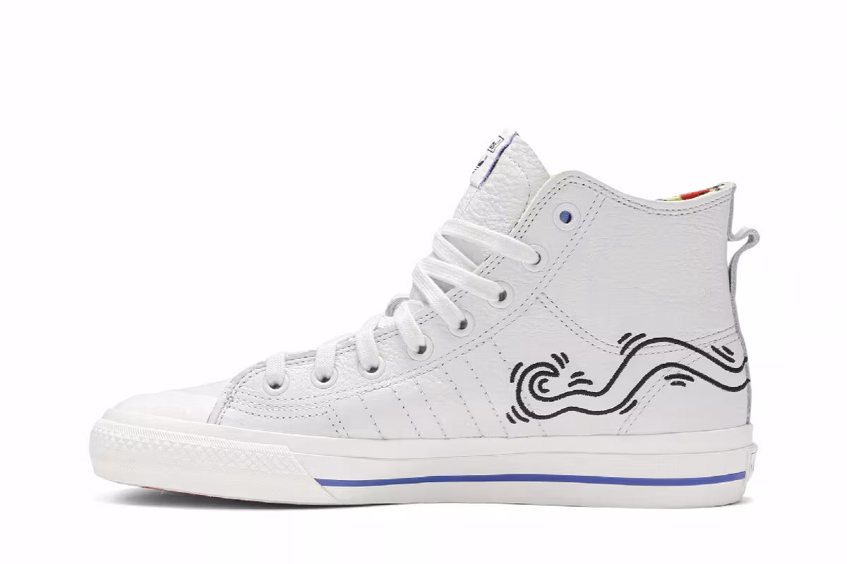 Keith Haring x adidas Nizza High RF Pop Art, view 4