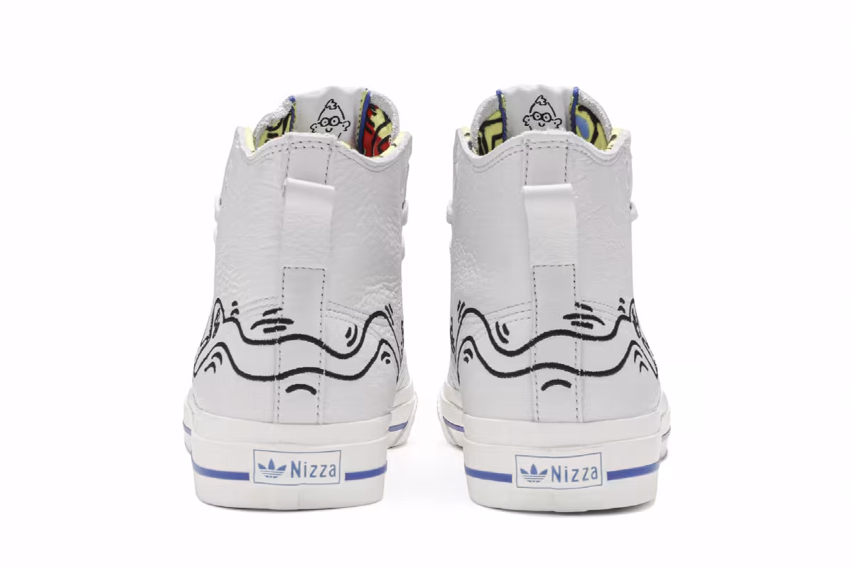 Keith Haring x adidas Nizza High RF Pop Art, view 7