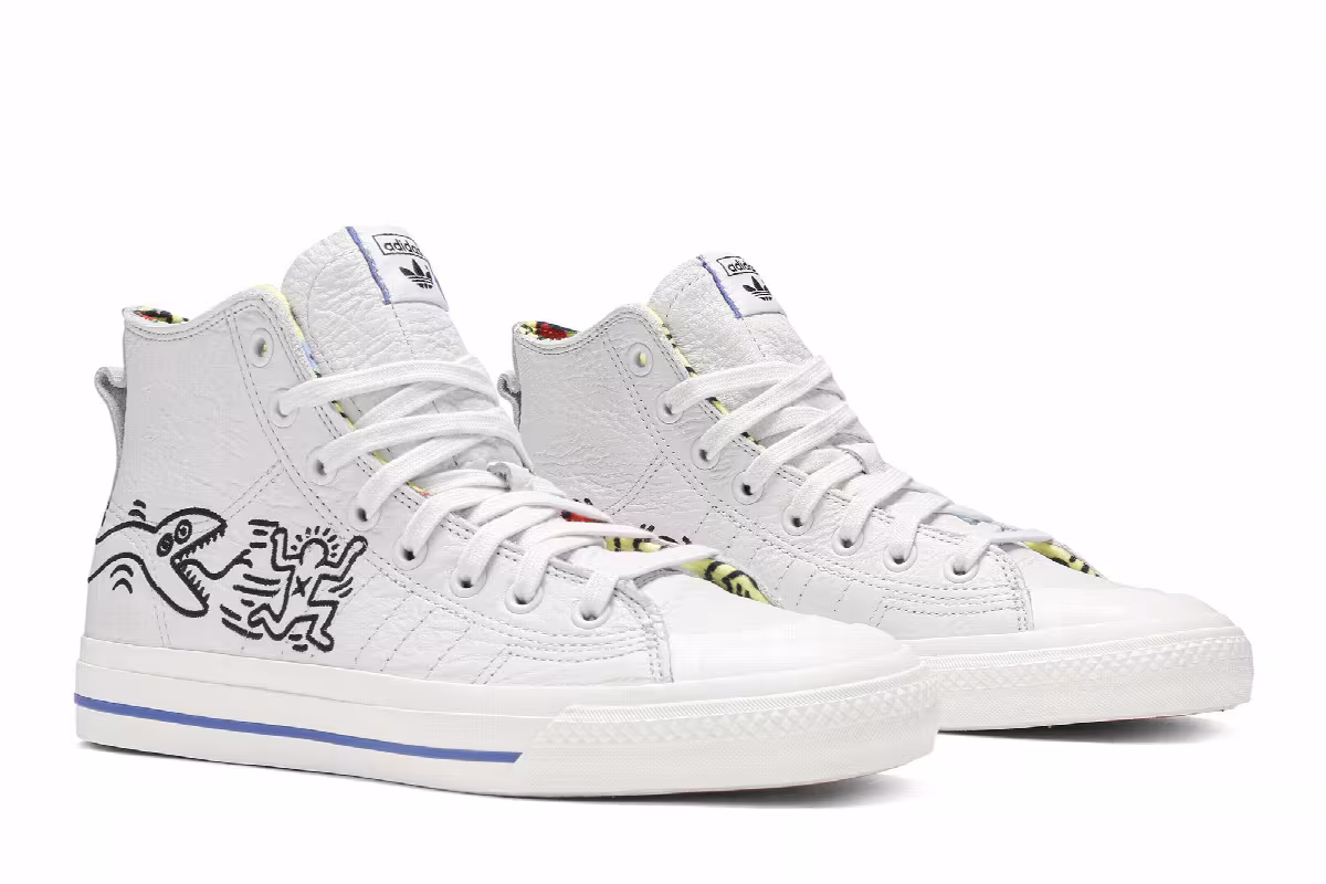 Keith Haring x adidas Nizza High RF Pop Art, view 9