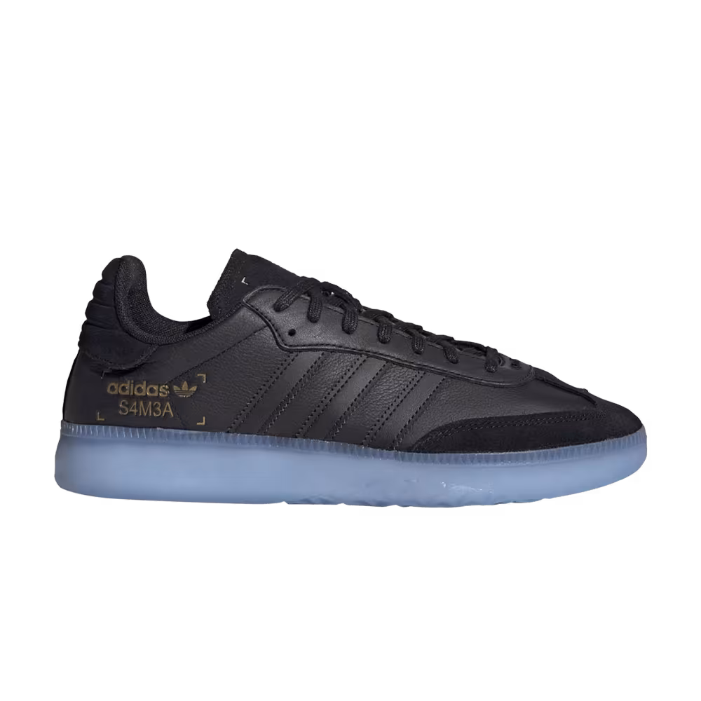 Adidas Samba RM Black Shock Cyan