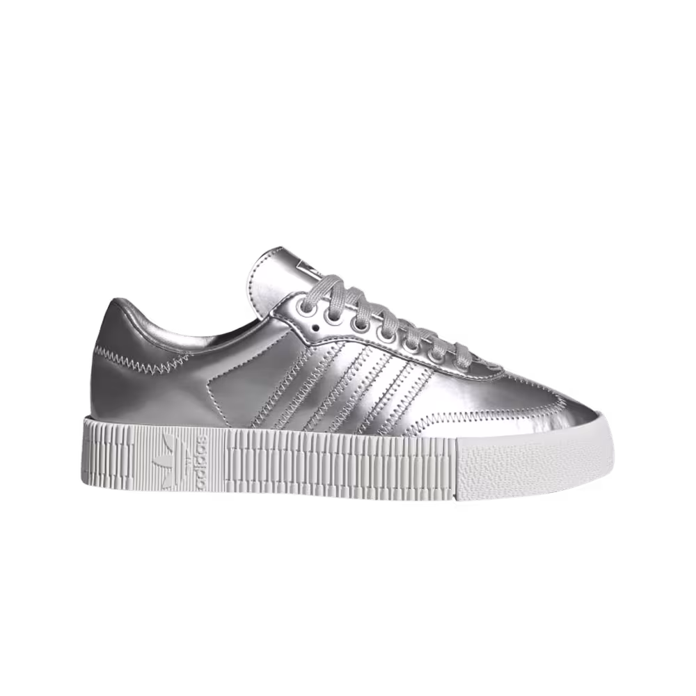 adidas Women's Sambarose Silver Metallic
