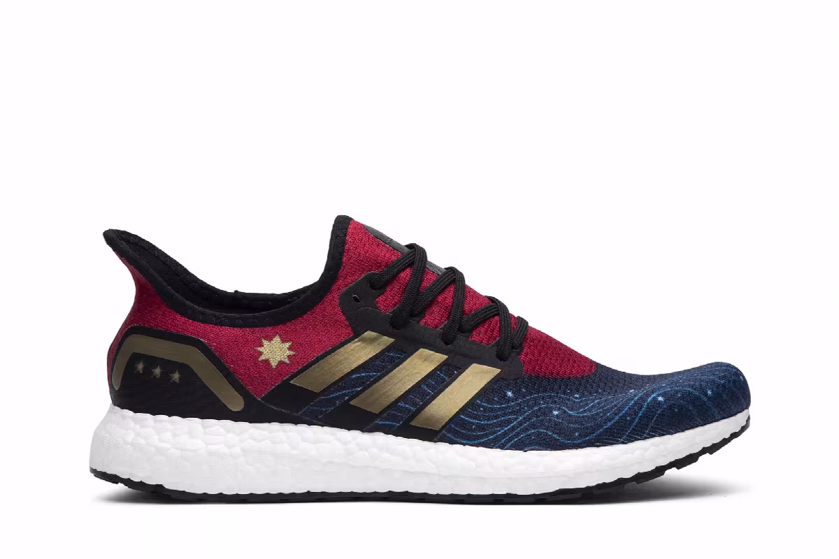 Marvel x adidas Speedfactory AM4CM Captain Marvel, view 2