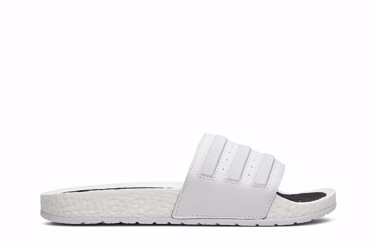 adidas Adilette Boost Slides Cloud White, view 2