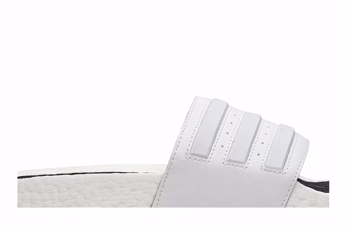 adidas Adilette Boost Slides Cloud White, view 3