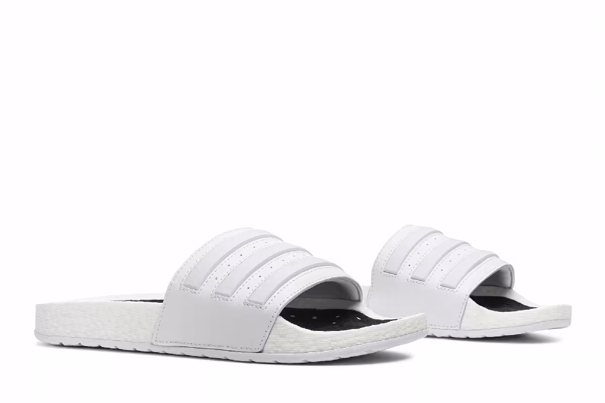 adidas Adilette Boost Slides Cloud White, view 9