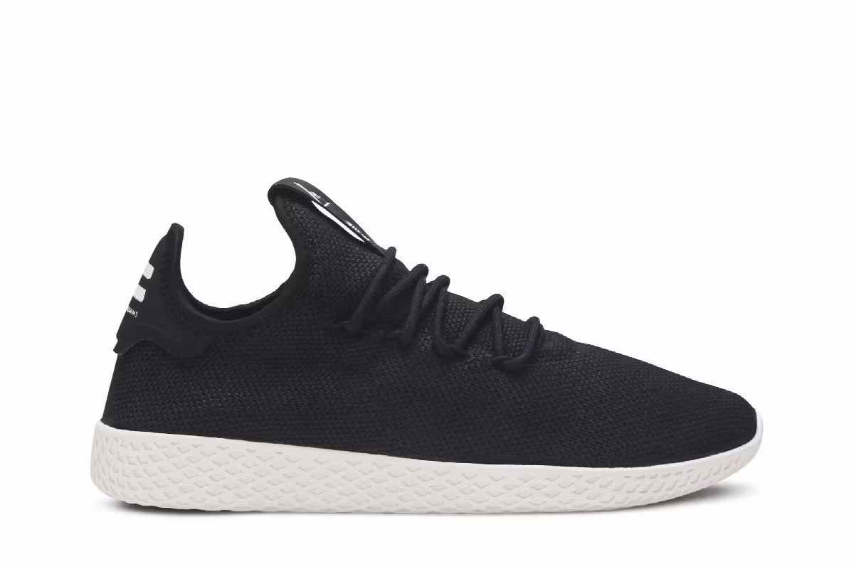 Pharrell x adidas Tennis HU Core Black, view 2