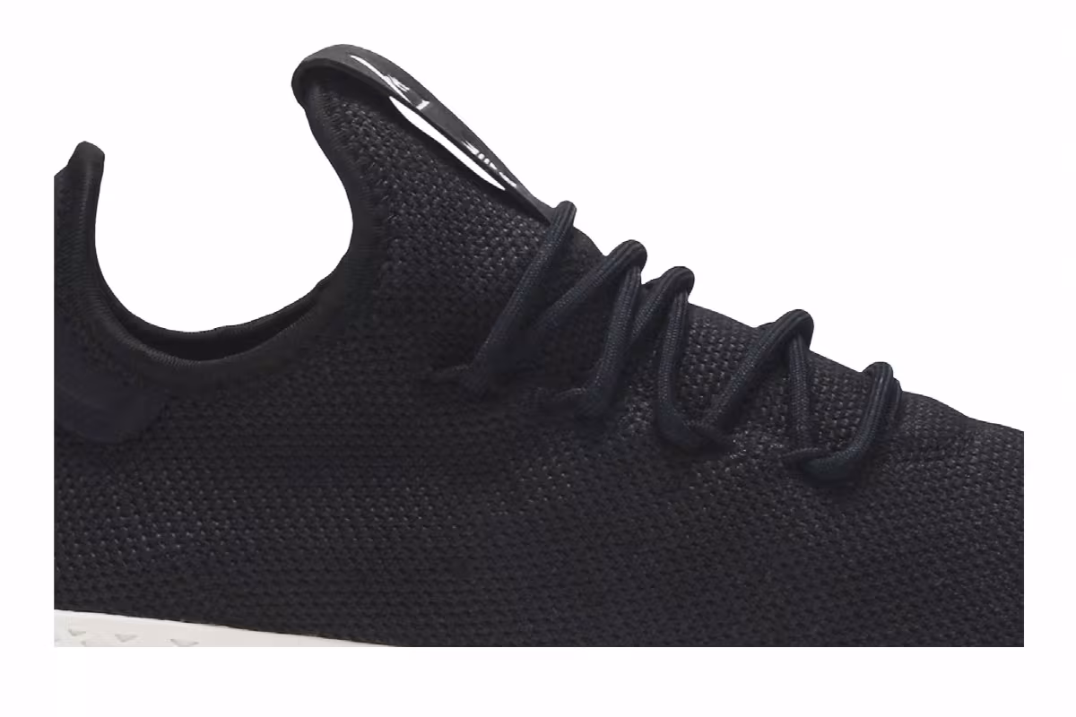 Pharrell x adidas Tennis HU Core Black, view 3