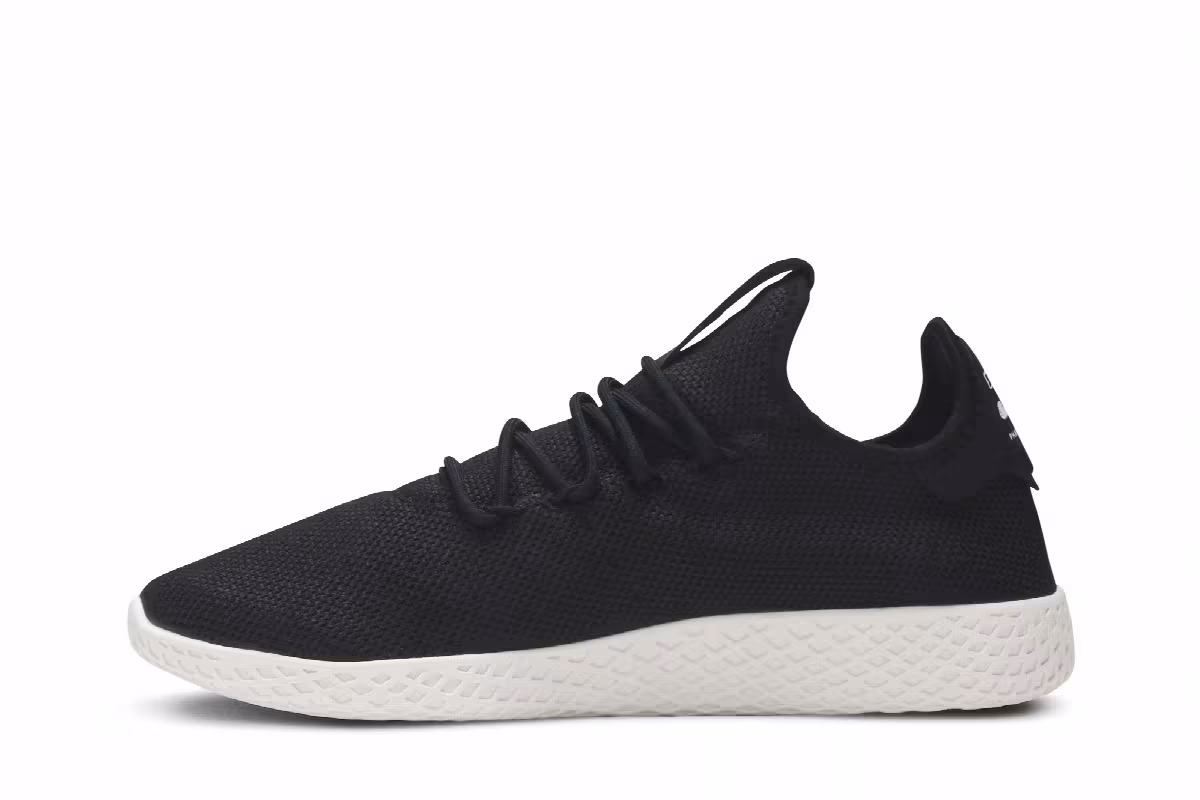 Pharrell x adidas Tennis HU Core Black, view 4