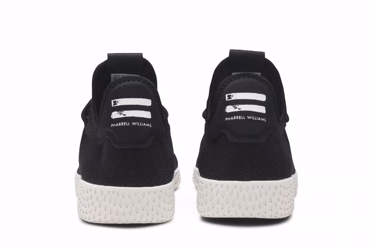 Pharrell x adidas Tennis HU Core Black, view 7