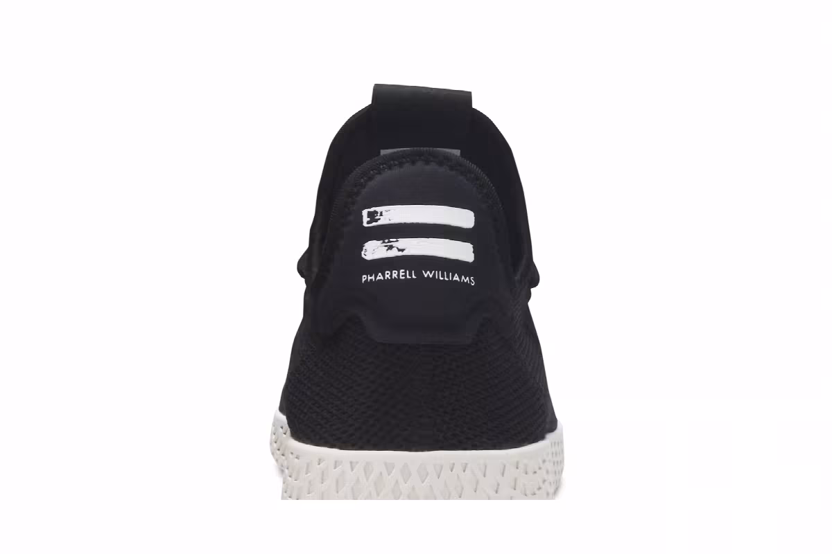 Pharrell x adidas Tennis HU Core Black, view 8