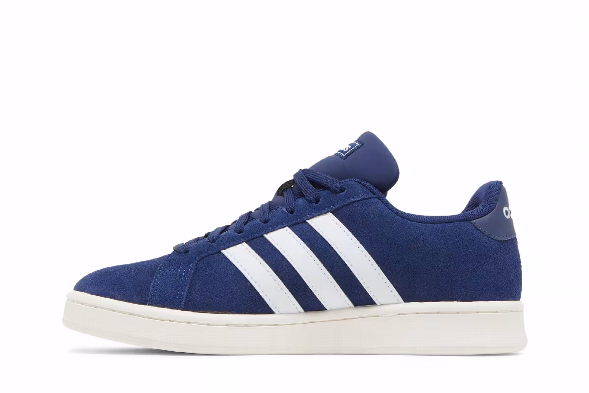 Adidas Grand Court Blue White, view 4