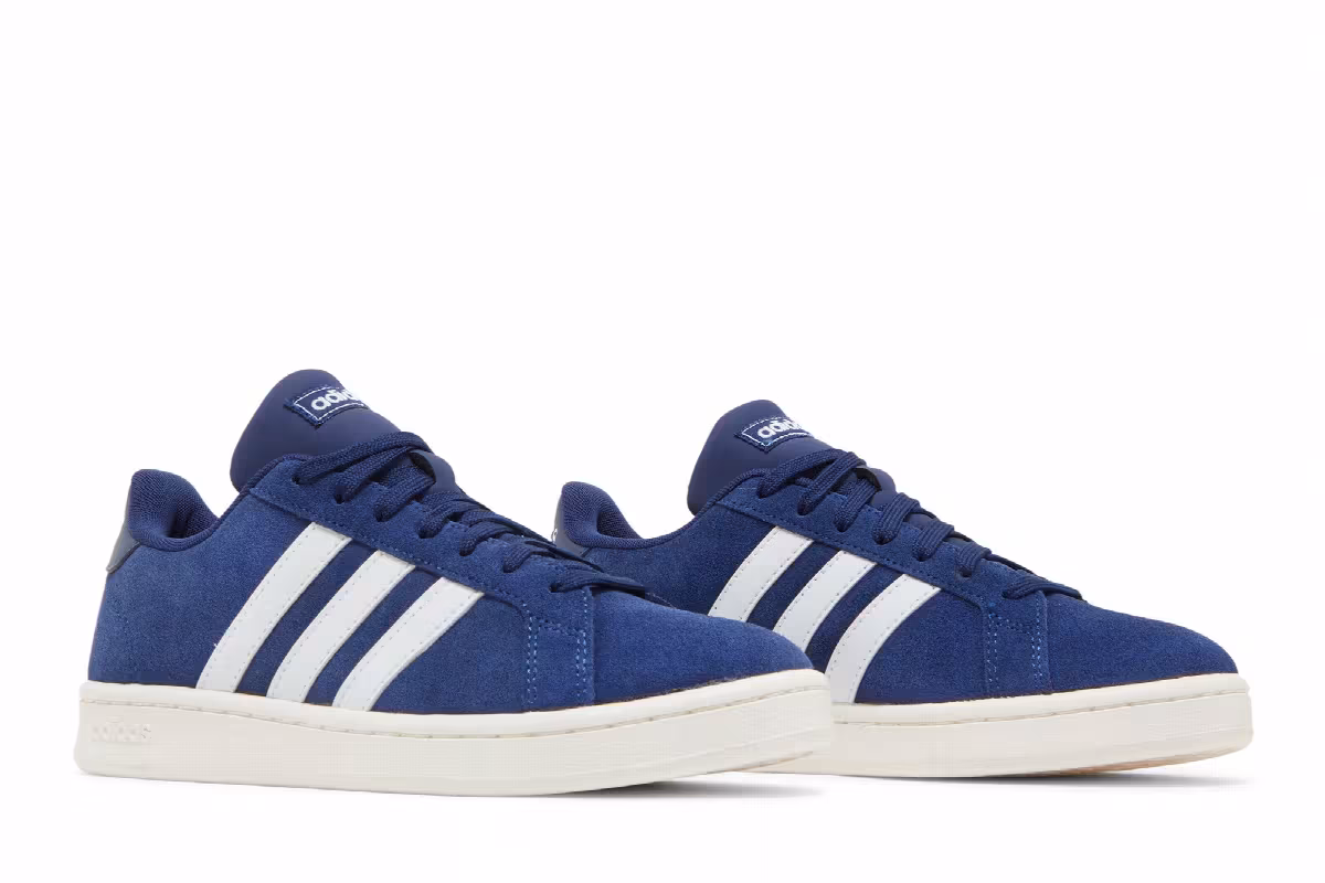 Adidas Grand Court Blue White, view 9