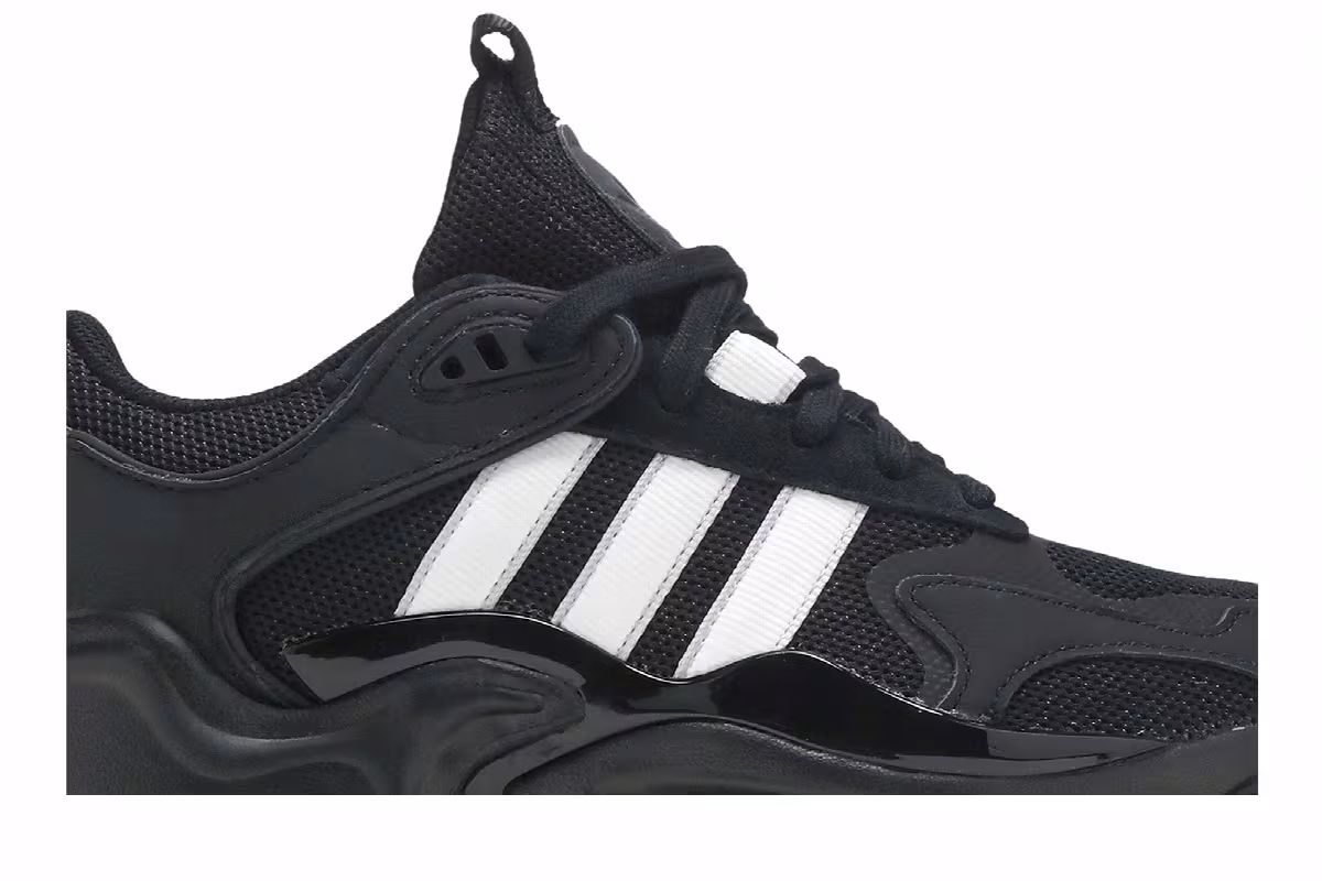 Adidas Women's Magmur Runner Black White, view 3